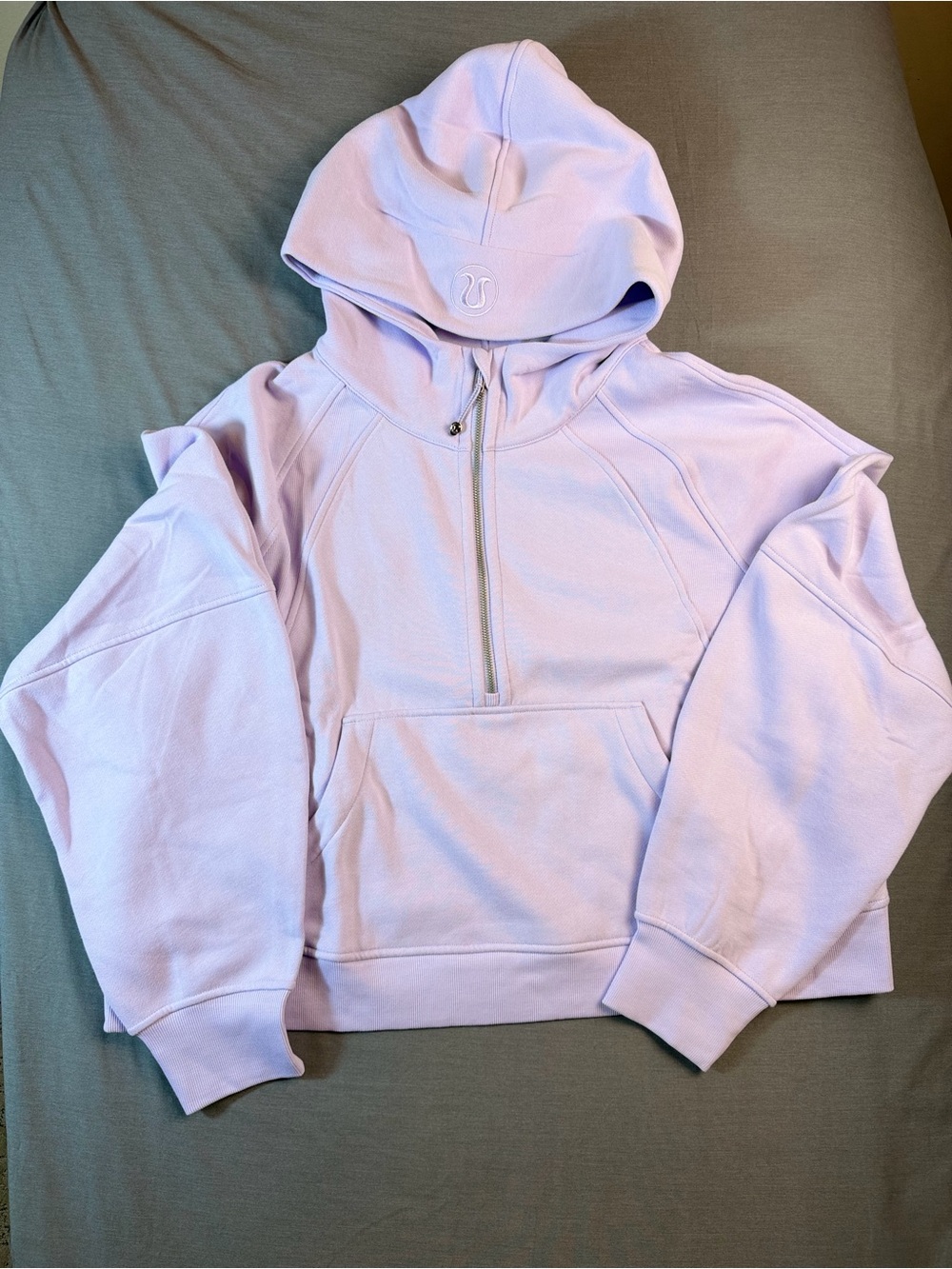 l Lululemon Scuba Oversized Half-Zip Hoodie NWT XL/XXL Lavender